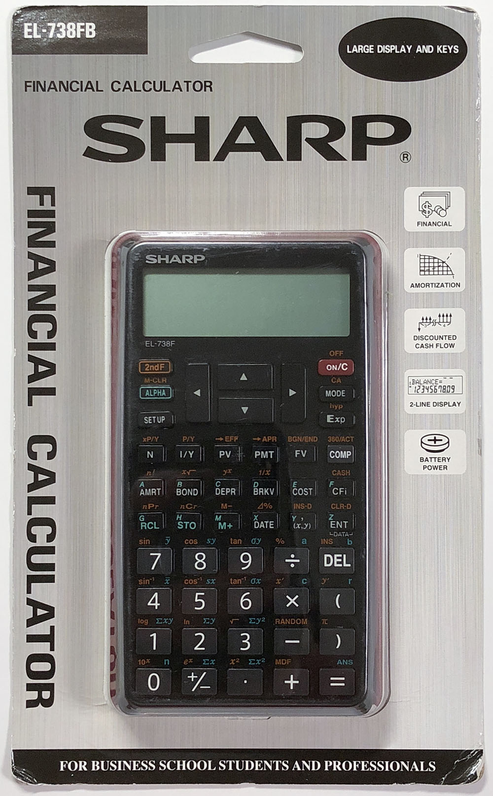 SHARP EL-738FB パッケージ 表面